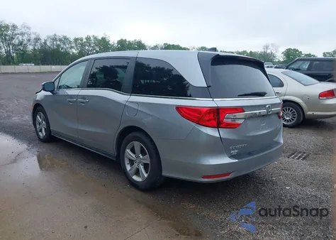 2020 Honda Odyssey Ex z USA, uszkodzony, nr VIN 5FNRL6H55LB056006